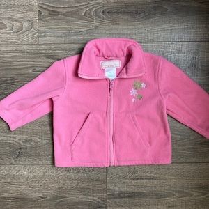 Girls pink fleece jacket